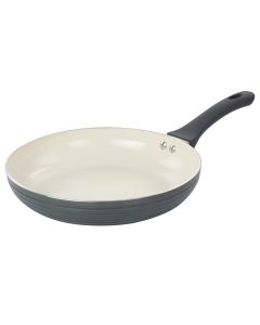 Oster Ridge Valley 10 Inch Aluminum Nonstick Frying Pan in Grey