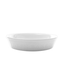 Our Table Simply White 9.5 Inch Round Porcelain Fresh Baked Pie Plate