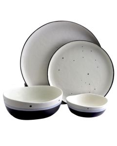 Gibson Elite Rhinebeck 16 Piece Stoneware Dinnerware Set