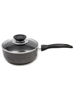 Brentwood Saucepan Aluminum Non-Stick 2 Qt-Gray