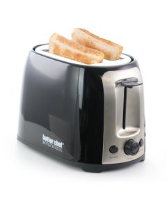 Better Chef Cool Touch Wide-Slot Toaster- Black