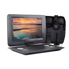 Trexonic 14.1 Inch Portable TV+DVD Player with Swivel TFT-LCD Screen and USB,SD,AV,HDMI Inputs